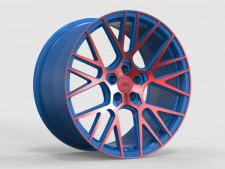 WS FORGED WS2106 10,5x20 5x114.3 ET 45 Dia 70,5 (MATTE_BLUE(inside)_WITH_RED(outside)_FACE_FORGED)