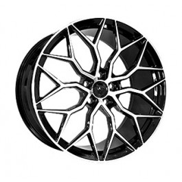 Vissol Forged F-1031 9,5x21 5x120 ET 49 Dia 72,6 (GLOSS-BLACK-WITH-MACHINED-FACE)