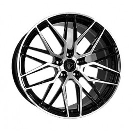 Vissol Forged F-1220 10x20 5x120 ET 40 Dia 64,1 (GLOSS-BLACK-WITH-MACHINED-FACE)