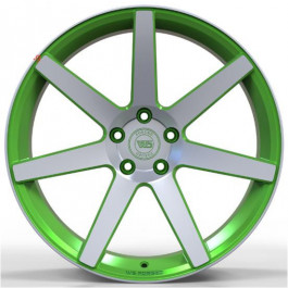 WS FORGED WS1245 9,5x20 5x115 ET 18 Dia 71,6 (MATTE_GREEN_WITH_MACHINED_FACE_FORGED)