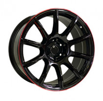 Off Road Wheels OW1012 8,5x20 6x139.7 ET 10 Dia 110,5 (GLOSSY_BLACK_RED_LINE_RIVA_RED)