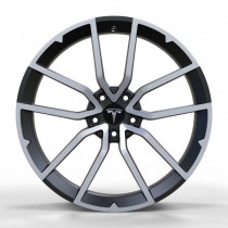 Replica FORGED TES1340 8,5x19 5x114.3 ET 40 Dia 64,1 (GLOSS-BLACK-WITH-MACHINED-FACE_FORGED)